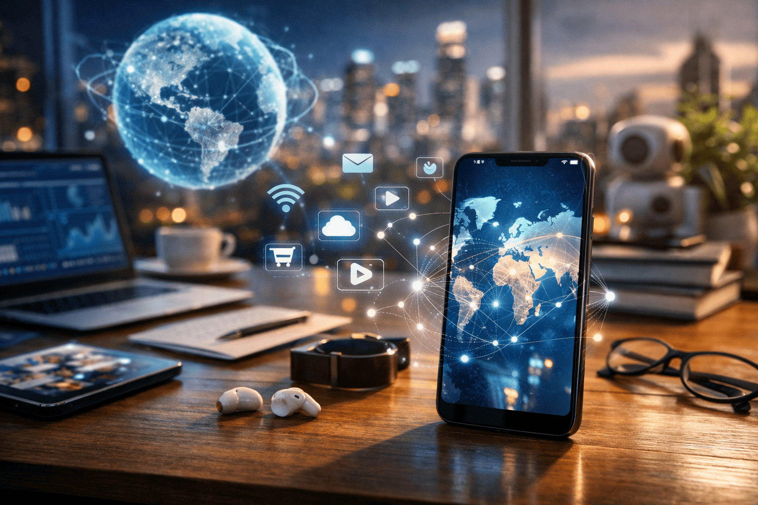 دور الهاتف المحمول في حياتنا اليومية المتسارعة